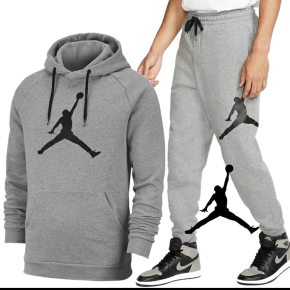 Jordan Mens Tracksuit set Joggers Hoodie - Picture 2 of 10